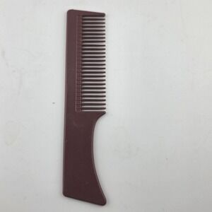 Jinshan Hotel Brown‎ Plastic Hair Comb Vintage Travel Size Souvenir